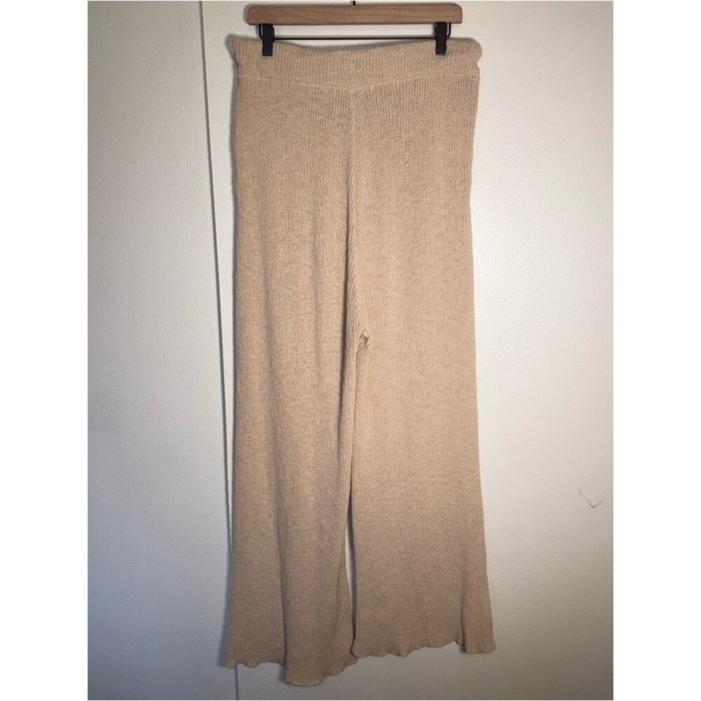 FREE PEOPLE FP BEACH chunky knit oversized comfy minimalist matching beach set L - Picture 5 of 7